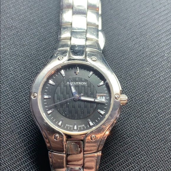 Acutron ladies watch black face - Picture 2 of 3